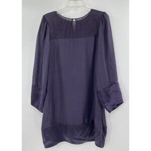 Development‎ by Erica Davies Women’s 100% Silk Dark Purple Dress Size 8